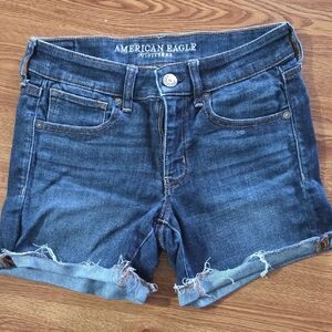 American Eagle Outfitters Women's Blue Denim Shorts